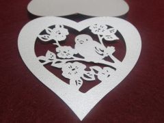 Резная валентинка