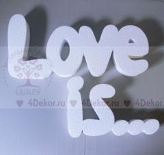 Пенопластовые буквы