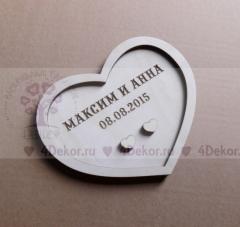 Подставка под обручальные кольца