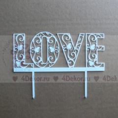 Свадебный топпер из акрила