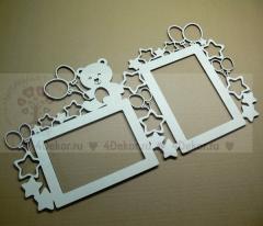 Фоторамка Мишка с шариками