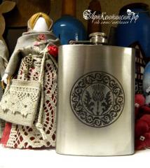 Гравировка фляжки