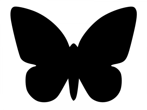 Черные бабочки 1. Трафареты бабочки. Шаблон бабочки. Силуэт бабочки. Контуры бабочек для декора.